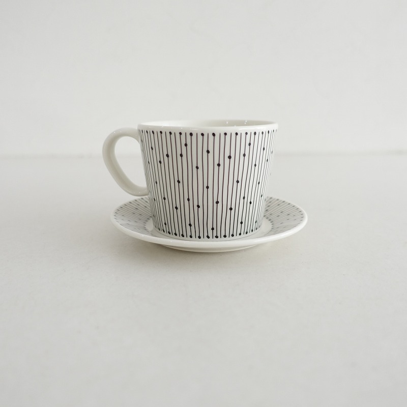 【北欧】アラビア ARABIA *Mainio Sarastus マイニオ サラストゥス カップ＆ソーサー*食器コップ【陶器】(wa23-2509-59)【80J52】_画像2