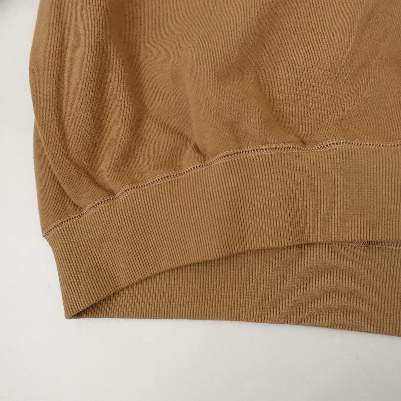 【美品】プリット prit *コットン里起毛ドルマンスウェットプルオーバー*トレーナー茶ブラウントップス(m1-2509-392)【11J52】