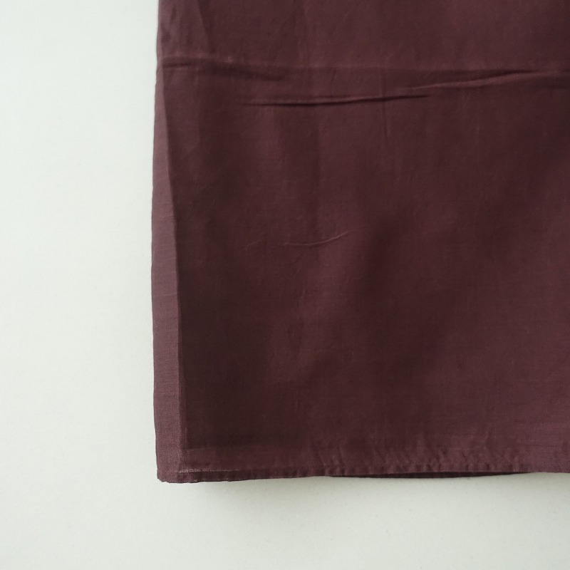 ももぐさ momogusa *単サロン*異素材切替ラップ巻きブラウングリーン系カーキ(sk33-2509-457)【21J52】_画像4