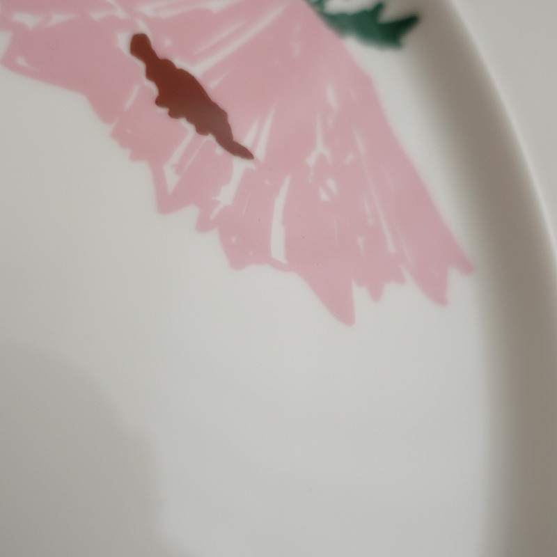 [ Северная Европа ] Marimekko marimekko *Puutarhakutsut plate * посуда . тарелка кухня цветочный принт [ керамика ](wa23-2509-78)[81J52]