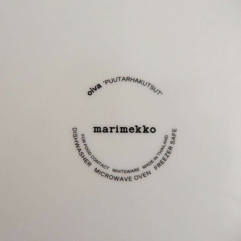 [ Северная Европа ] Marimekko marimekko *Puutarhakutsut plate * посуда . тарелка кухня цветочный принт [ керамика ](wa23-2509-78)[81J52]