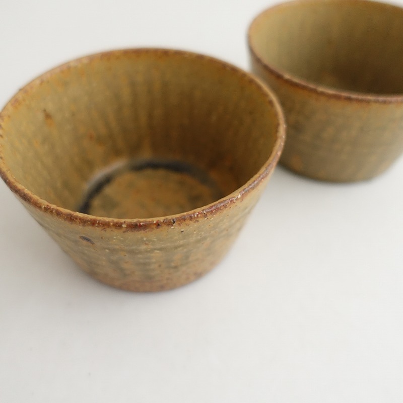 叶谷真一郎 *来待釉 台鉢 2点セット *食器キッチンうつわ作家【陶器】(wa23-2509-73)【81J52】_画像5