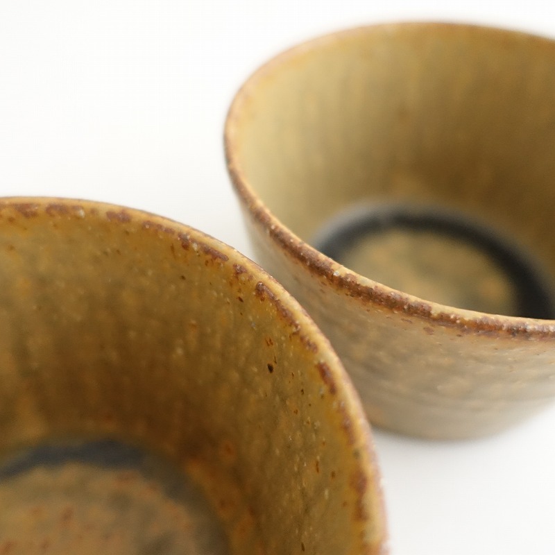 叶谷真一郎 *来待釉 台鉢 2点セット *食器キッチンうつわ作家【陶器】(wa23-2509-73)【81J52】_画像6