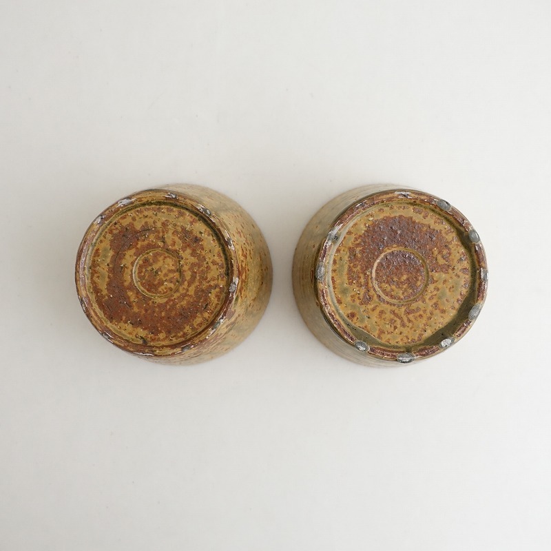 叶谷真一郎 *来待釉 台鉢 2点セット *食器キッチンうつわ作家【陶器】(wa23-2509-73)【81J52】_画像9