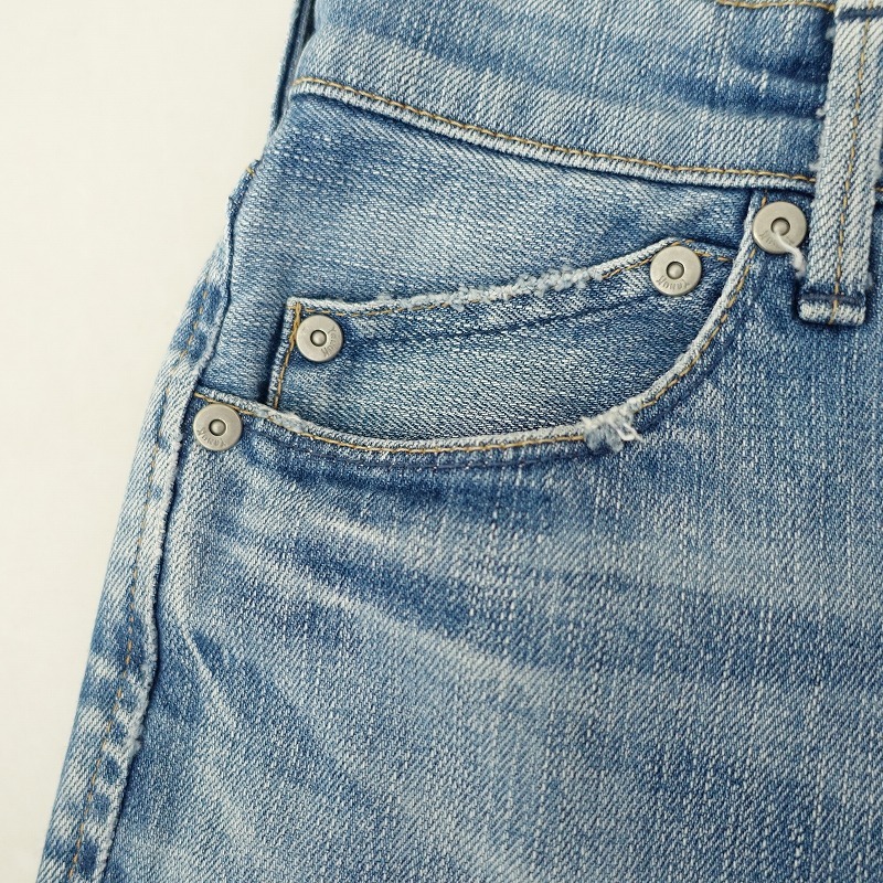 ハグオーワー×ヤヌーク Hug O War×YANUK *カットオフデニムパンツ*25ジーンズジーパンユーズドヴィンテージ(33-2509-637)【91J52】_画像6
