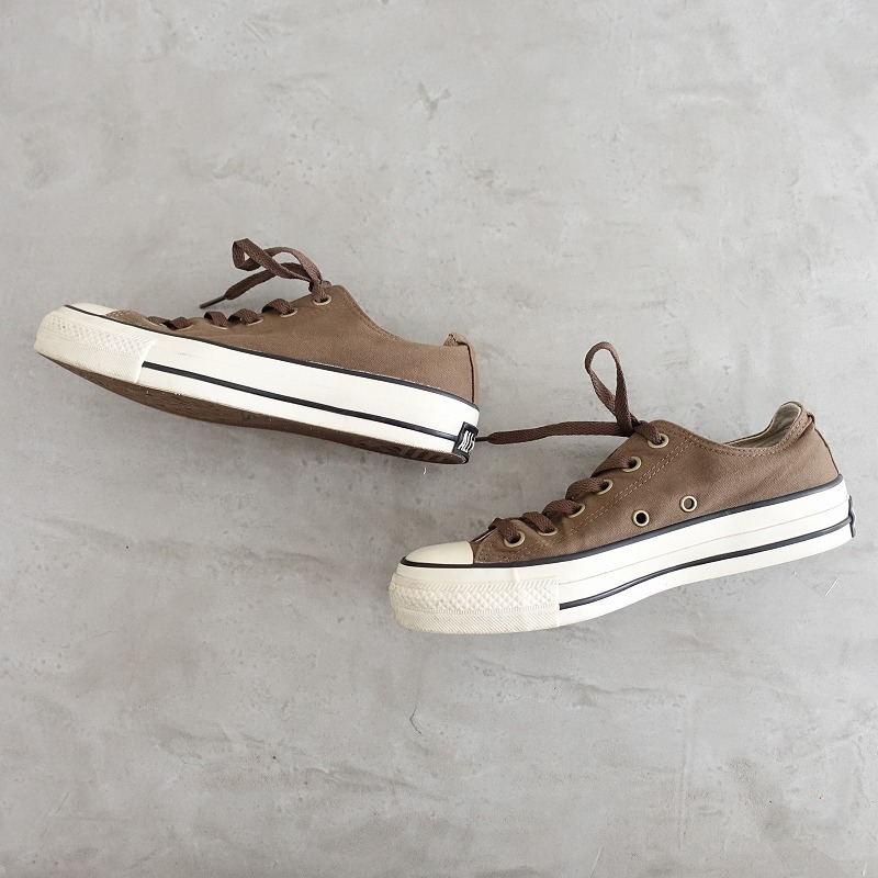 コンバース×ハグオーワー CONVERSE×Hug O War *キャンバススニーカー US4.5/JPN23.5/23.5*ブラウン0925(sh7-2509-179)【62J52】_画像6