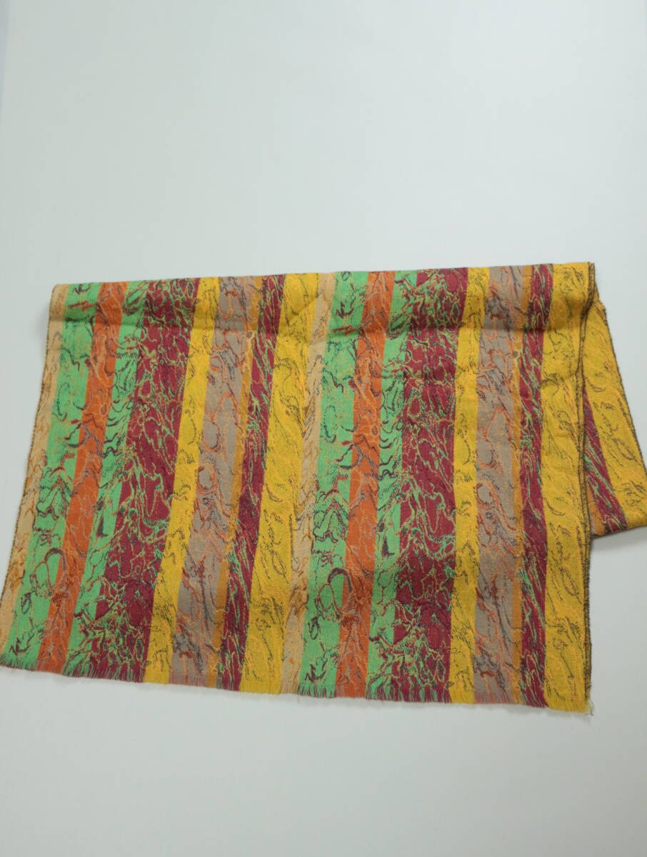 B351/KENZO/ケンゾー/ストール/ショール/マフラー/マルチカラー/70×192㎝/オールド/_画像5
