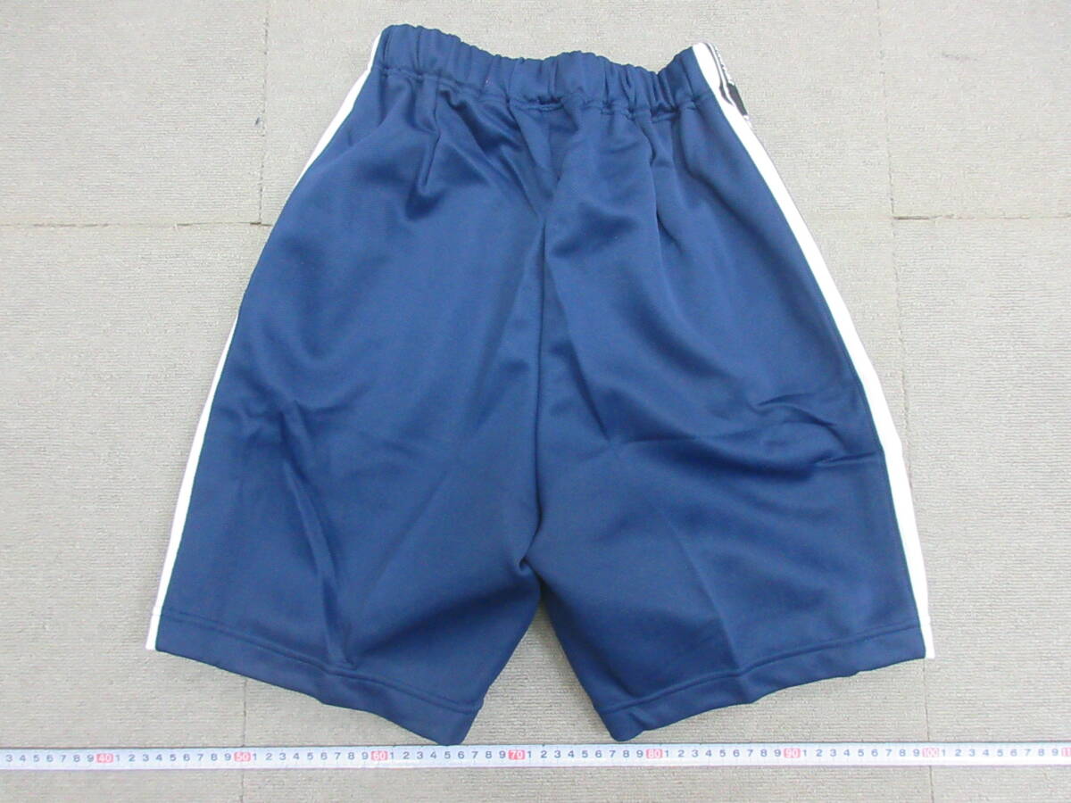 M【10-8】□6 衣料品店在庫品 ダービースター 体育着 体操着 3XLサイズ 上下セット 長袖上衣 短パン 紺色 / 岩出山 ジャージ【8-7】_画像9