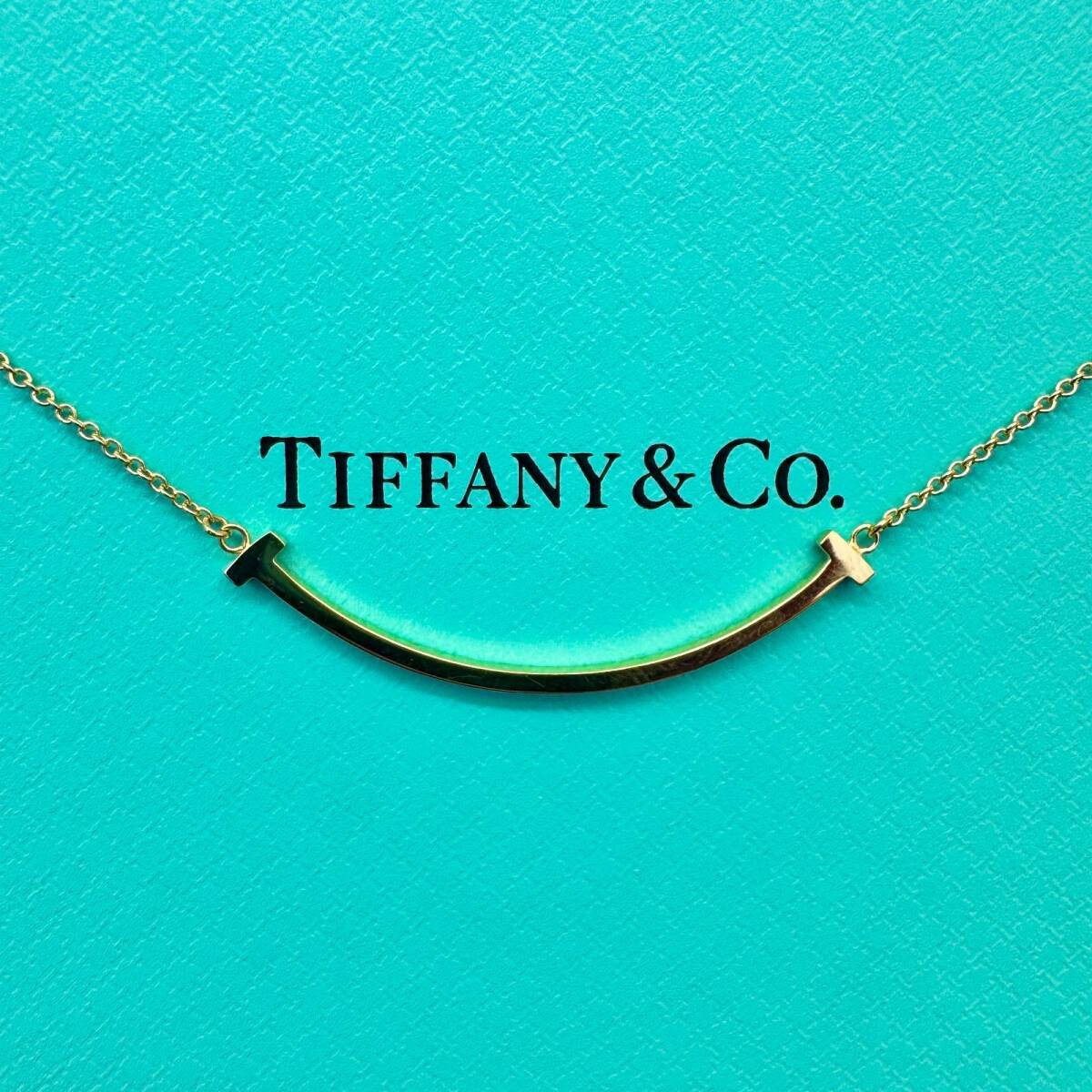 極美品ティファニー　ティースマイル　スモール　ネックレス Tiffany & Co.ネックレスAP82510159_画像1