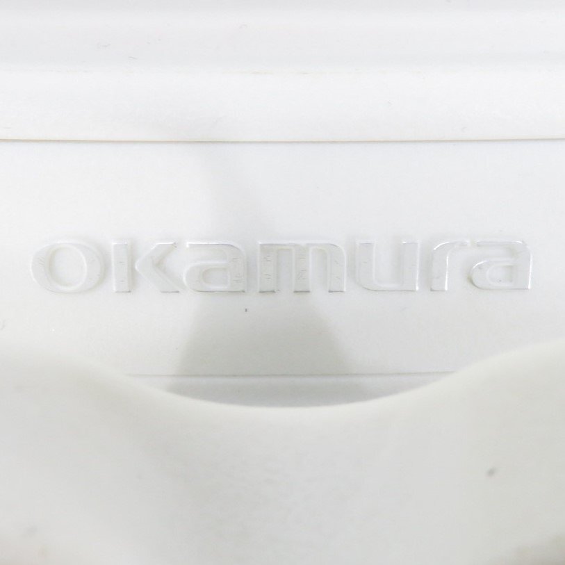 【在庫多数】 okamura オカムラ シルフィー 肘付オフィスチェア C686BW FMP7 ベージュ 事務椅子 肘付き メッシュ AG18687 中古オフィス家具_画像9