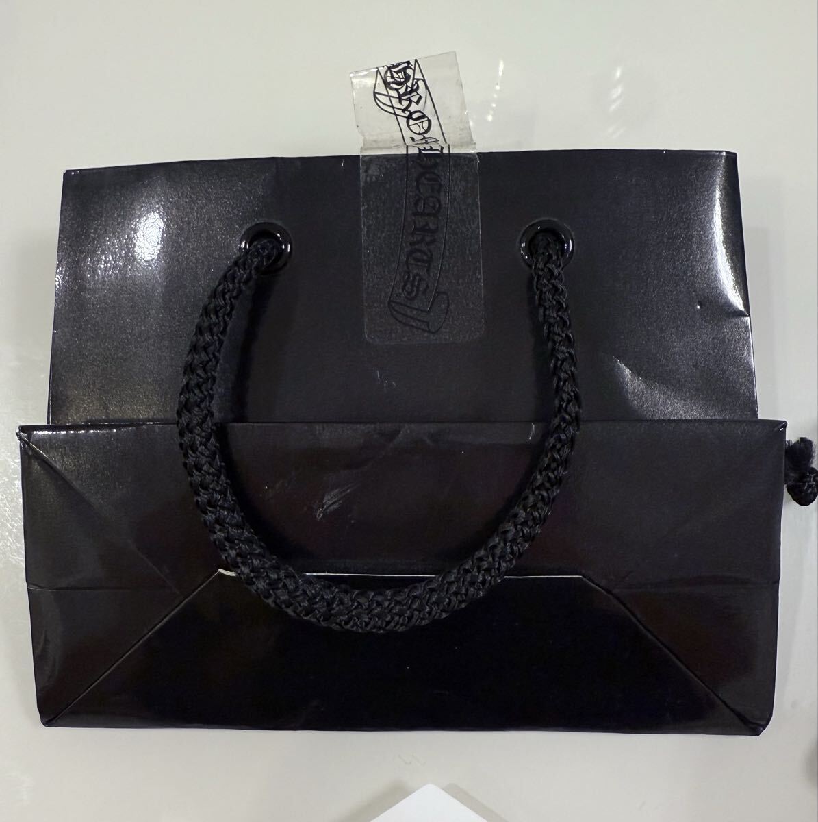 ★クロムハーツ★ CHROME HEARTS 6点　紙袋ショッパー　ショップリボン 革袋 ポリッシュ レターセット 包装紙　_画像2