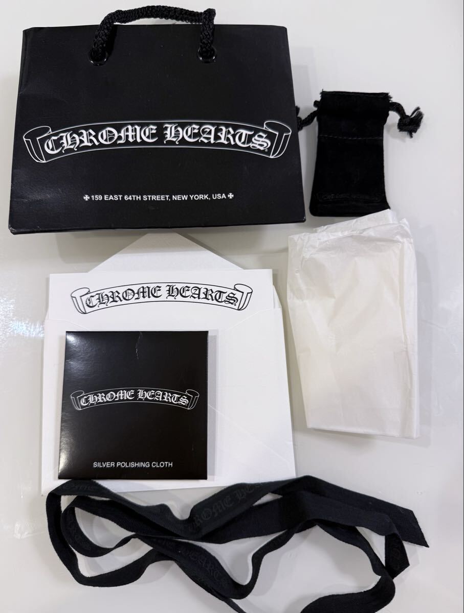 ★クロムハーツ★ CHROME HEARTS 6点　紙袋ショッパー　ショップリボン 革袋 ポリッシュ レターセット 包装紙　_画像1