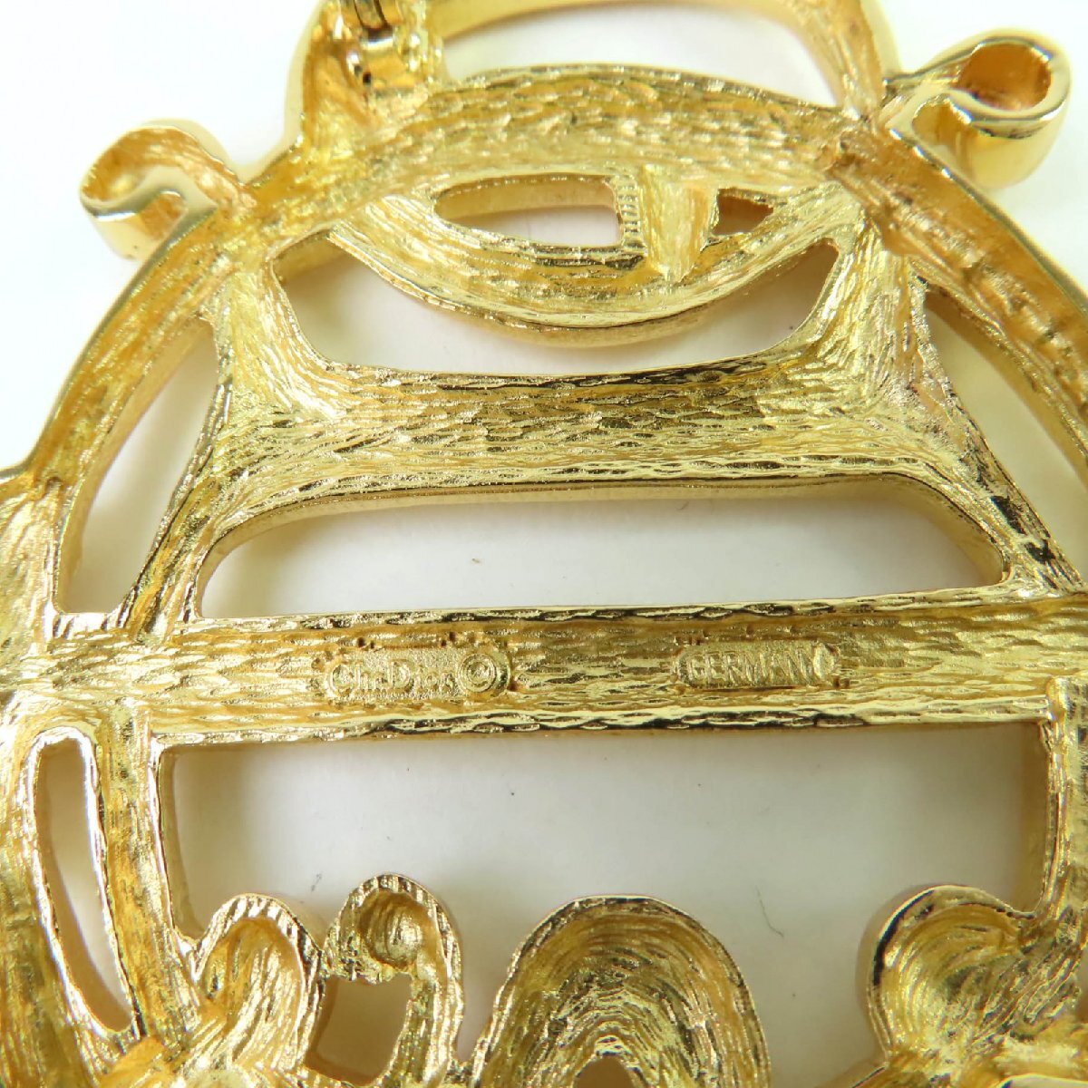  превосходный товар *Christian Dior Christian Dior эмблема дизайн логотипа брошь аксессуары Gold женский 