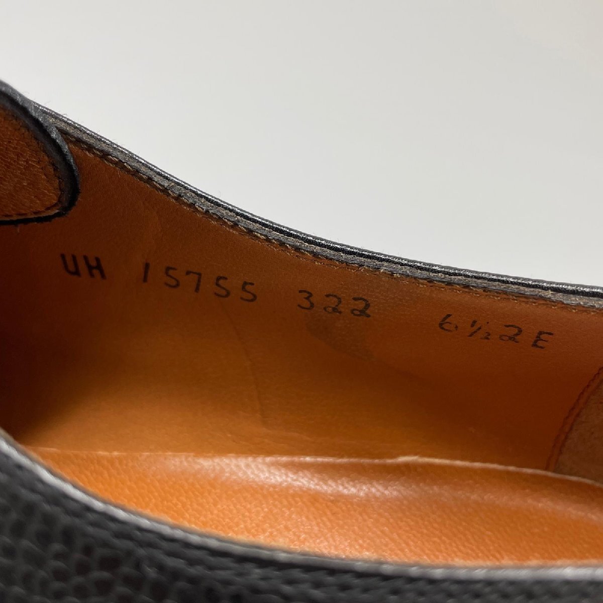 превосходный товар ^Salvatore Ferragamo Salvatore Ferragamo ZEUS простой tu кожа обувь черный 6.5 Италия производства мужской