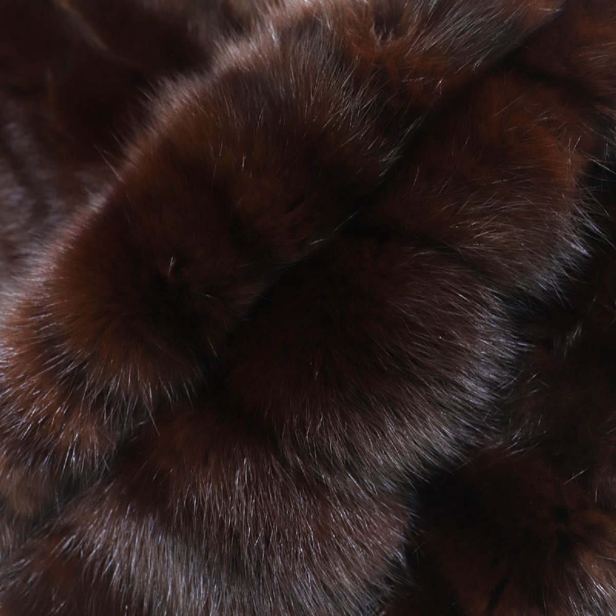 美品★ロシアンセーブル RUSSIAN SABLE 本毛皮ショール ブラウン レディース_画像5