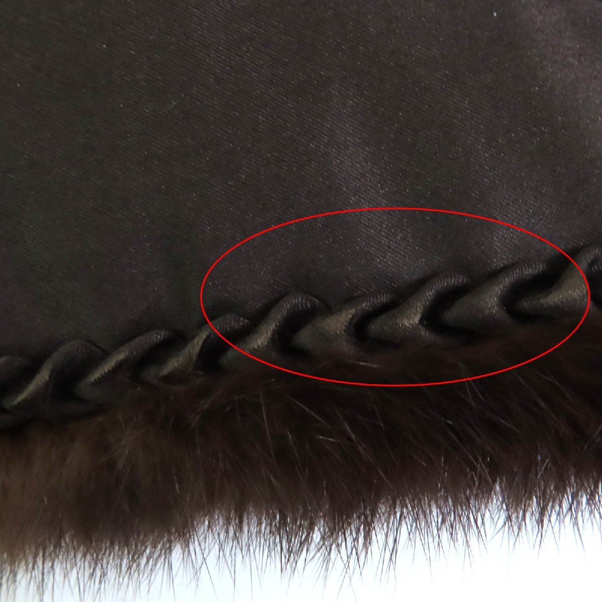 美品★ロシアンセーブル RUSSIAN SABLE 本毛皮ショール ブラウン レディース_画像7