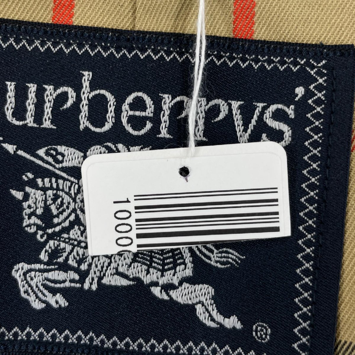 極美品▲Burberrys バーバリー ヴィンテージ コットン100% 裏地ノバチェック ロング丈 トレンチコート カーキ 92-170 メンズ_画像7