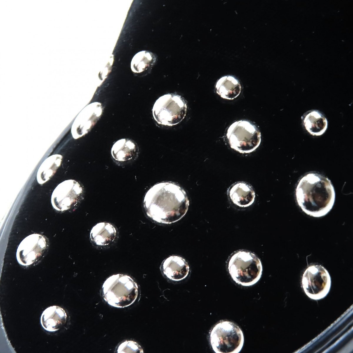  превосходный товар *Salvatore Ferragamo Salvatore Ferragamo RY5822 PACAU ROCK заклепки bell спальное место спортивные туфли туфли без застежки 8 коробка * пакет есть сделано в Италии 