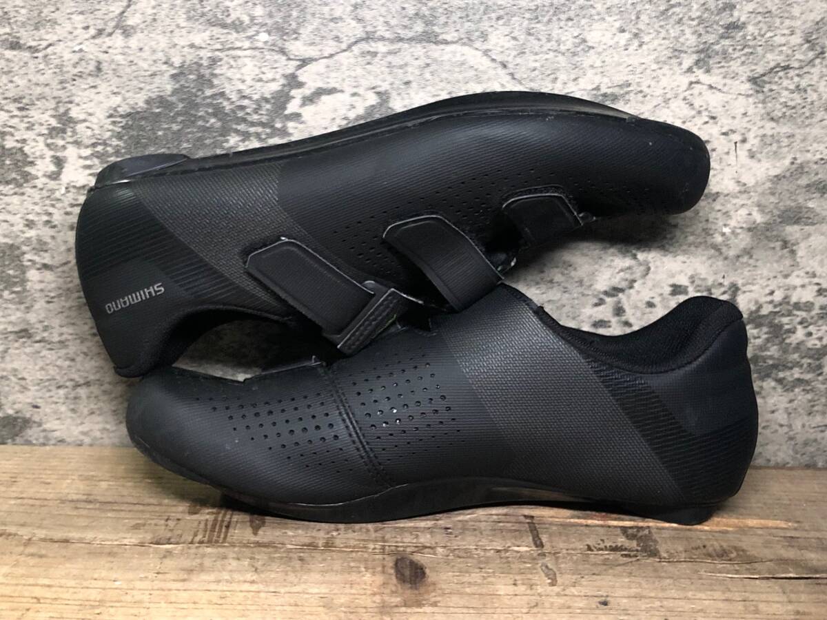 JM286 シマノ SHIMANO RC1 SH-RC100M ビンディングシューズ 3穴 黒 EU42_画像5