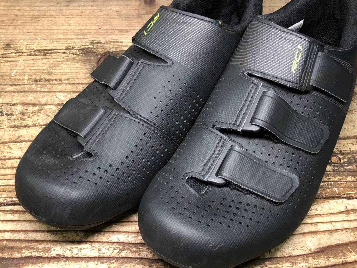 JM286 シマノ SHIMANO RC1 SH-RC100M ビンディングシューズ 3穴 黒 EU42_画像10