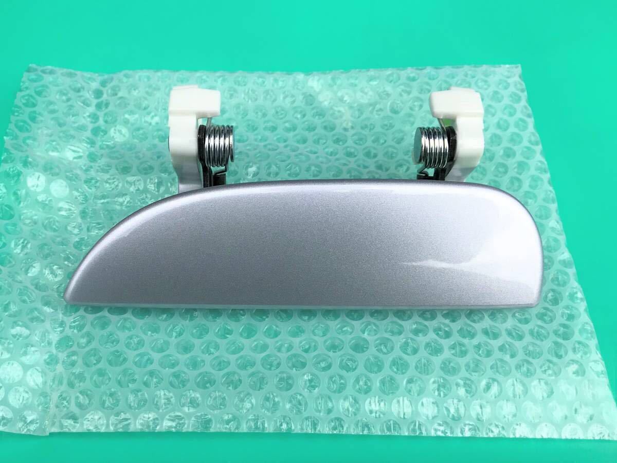 ★新品/未使用★ ダイハツ 純正品 ミラ アヴィ L250S L260S L250V 左 助手席側 ドアノブ アウターハンドル 左側 リア リヤ S28 シルバー_画像4