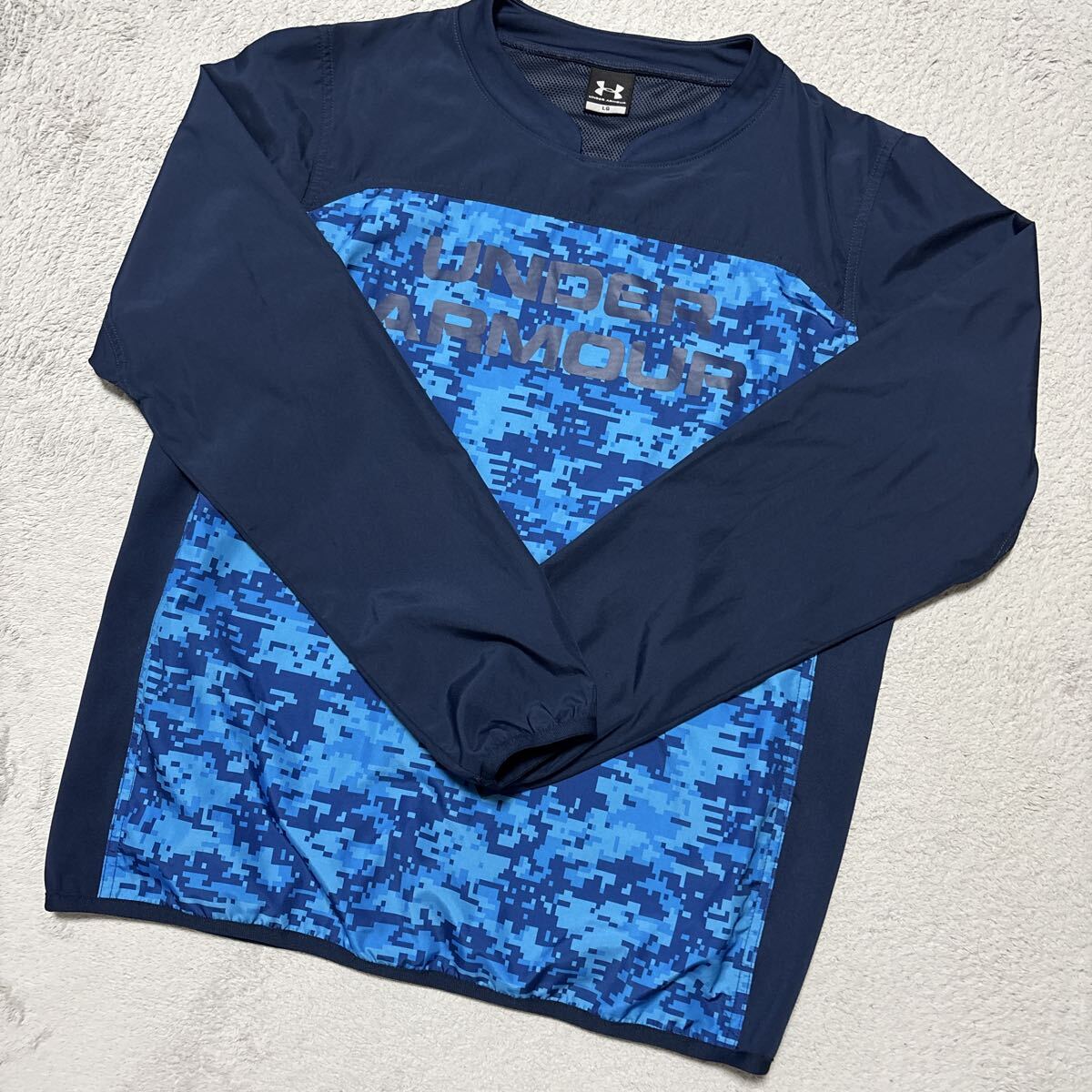 ★☆ アンダーアーマー メッシュピステシャツ デジカモ LG_画像1