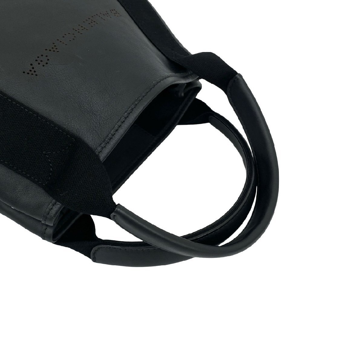 превосходный товар пакет имеется BALENCIAGA Balenciaga темно-синий бегемот sXS кожа натуральная кожа 2way ручная сумочка сумка на плечо черный 89929