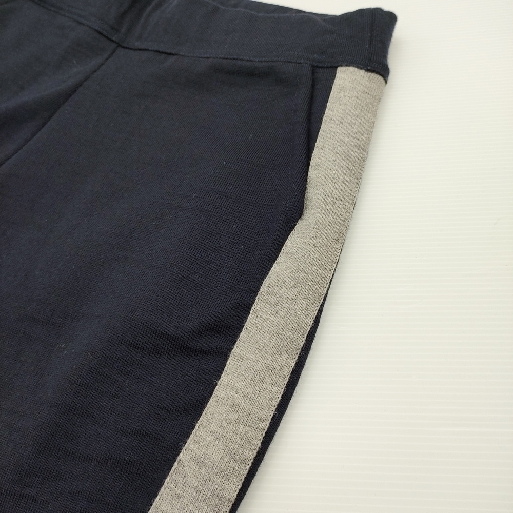 5-1018T♪45R/45rpm 24AW USモーニットソーのパンツ 定価42900円 パンツ ネイビー グレー フォーティーファイブアールピーエム 270213_画像6