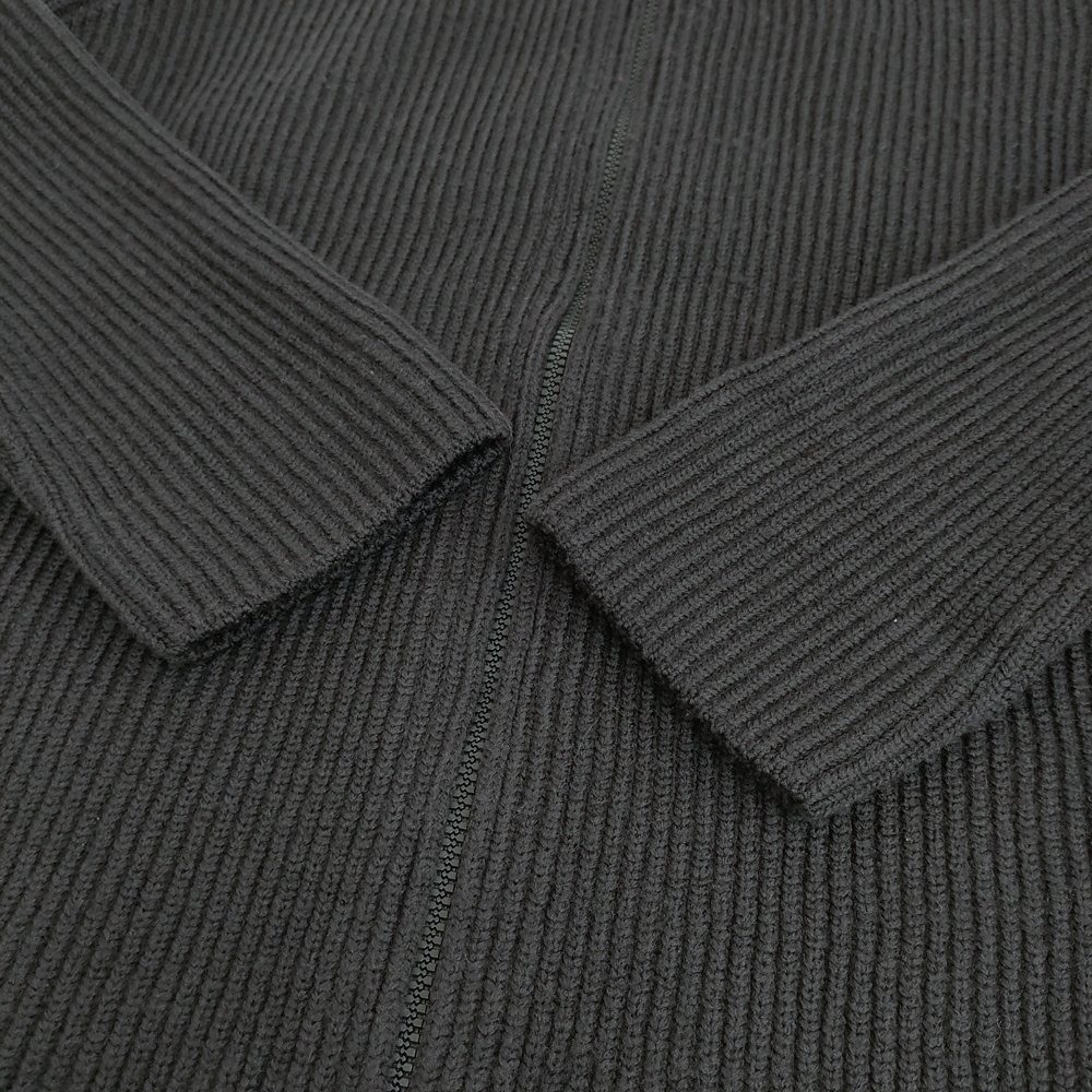 5-1031T♪MAISON MARGIELA ドライバーズニット Maison margiela14 ウール セーター 16AW チャコールグレー メゾンマルジェラ F99519_画像6