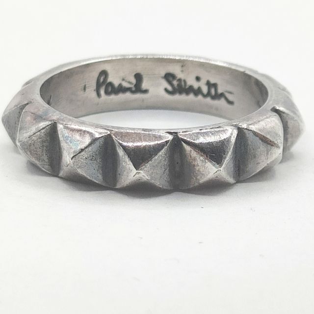 5-1012G∞Paul Smith スタッズリング リング・指輪 約15号 シルバー ポール・スミス 100393_画像3