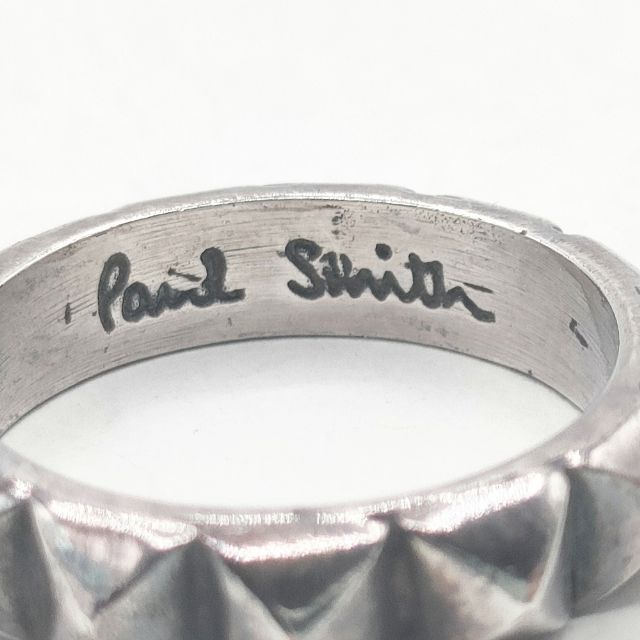5-1012G∞Paul Smith スタッズリング リング・指輪 約15号 シルバー ポール・スミス 100393_画像4