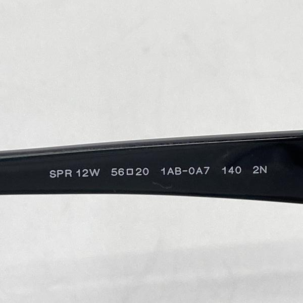 [ б/у ]PRADA Италия производства солнцезащитные очки SPR 12W 5620 1AB-0A7 140 2N ^ царапина, незначительный загрязнения Prada [240024525442]