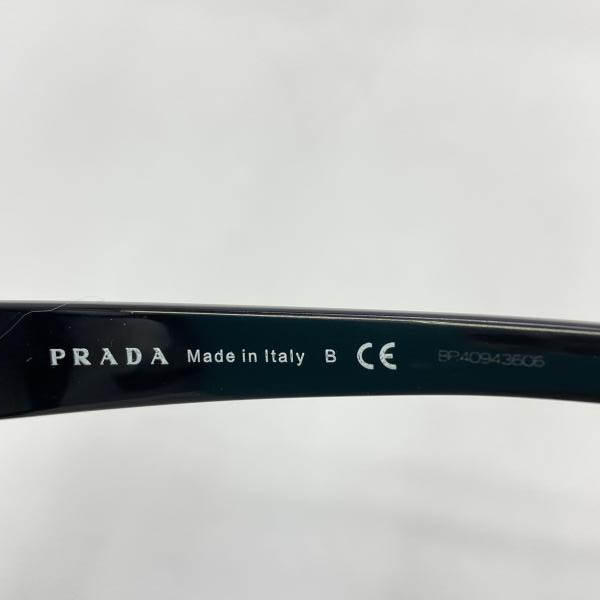 [ б/у ]PRADA Италия производства солнцезащитные очки SPR 12W 5620 1AB-0A7 140 2N ^ царапина, незначительный загрязнения Prada [240024525442]