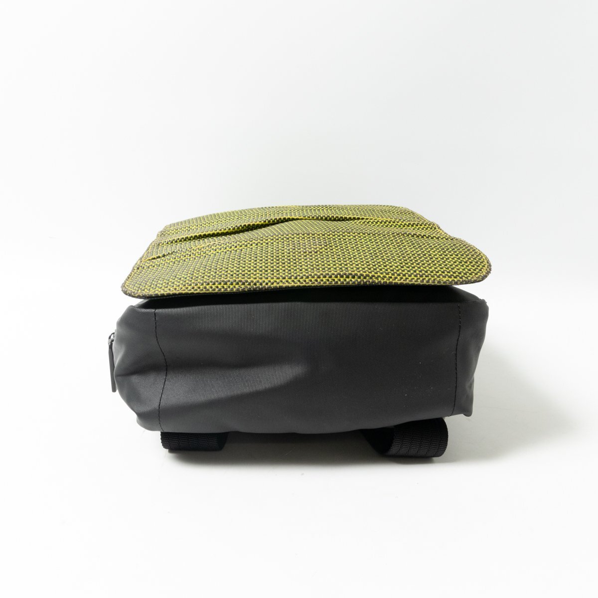 【1円スタート】Paul Smith ポールスミス リュックサック PVC ナイロン グリーン ブラック メンズ シンプル カジュアル bag 鞄 かばん _画像5