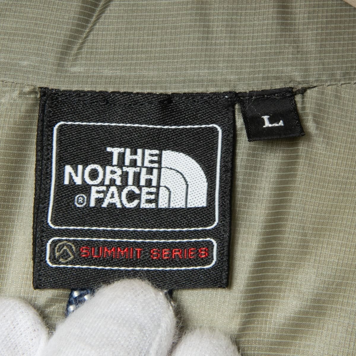 【1円スタート】THE NORTH FACE SUMMIT SERIES アコンカグア ノースフェイス サミットシリーズ ダウンベスト メンズ L ND18804 カーキ_画像8