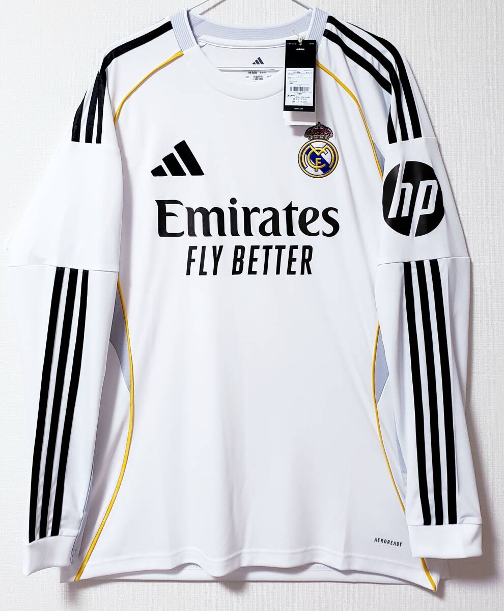 ◯最新作 ２０２６ レアル マドリード 新品タグ付き 美品 正規品 REAL MADRID XL 1ST オフィシャル 公式ユニフォーム ADIDAS ※未使用 美品_画像1