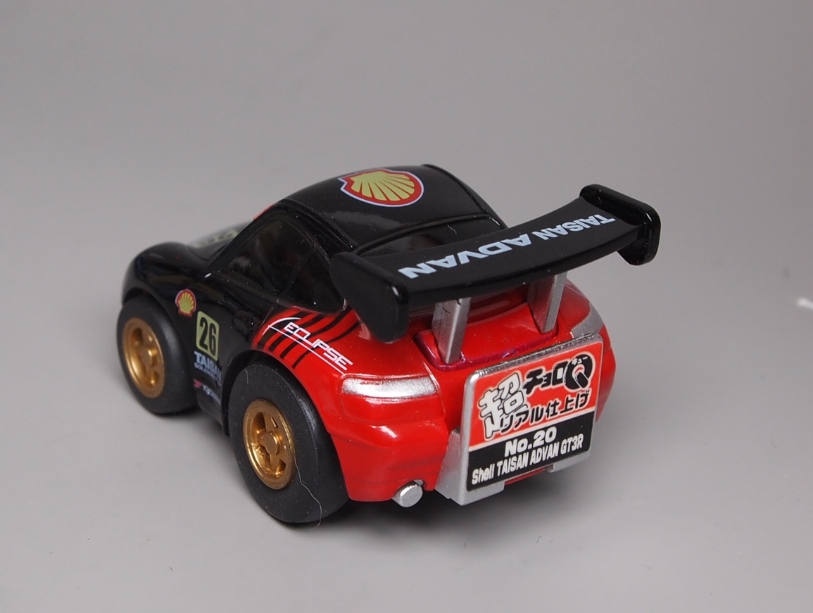 チョロQ 超リアル仕上げ Shell TAISAN ADVAN GT3R シェル タイサン アドバン ポルシェ チョロQ本体のみ_画像7