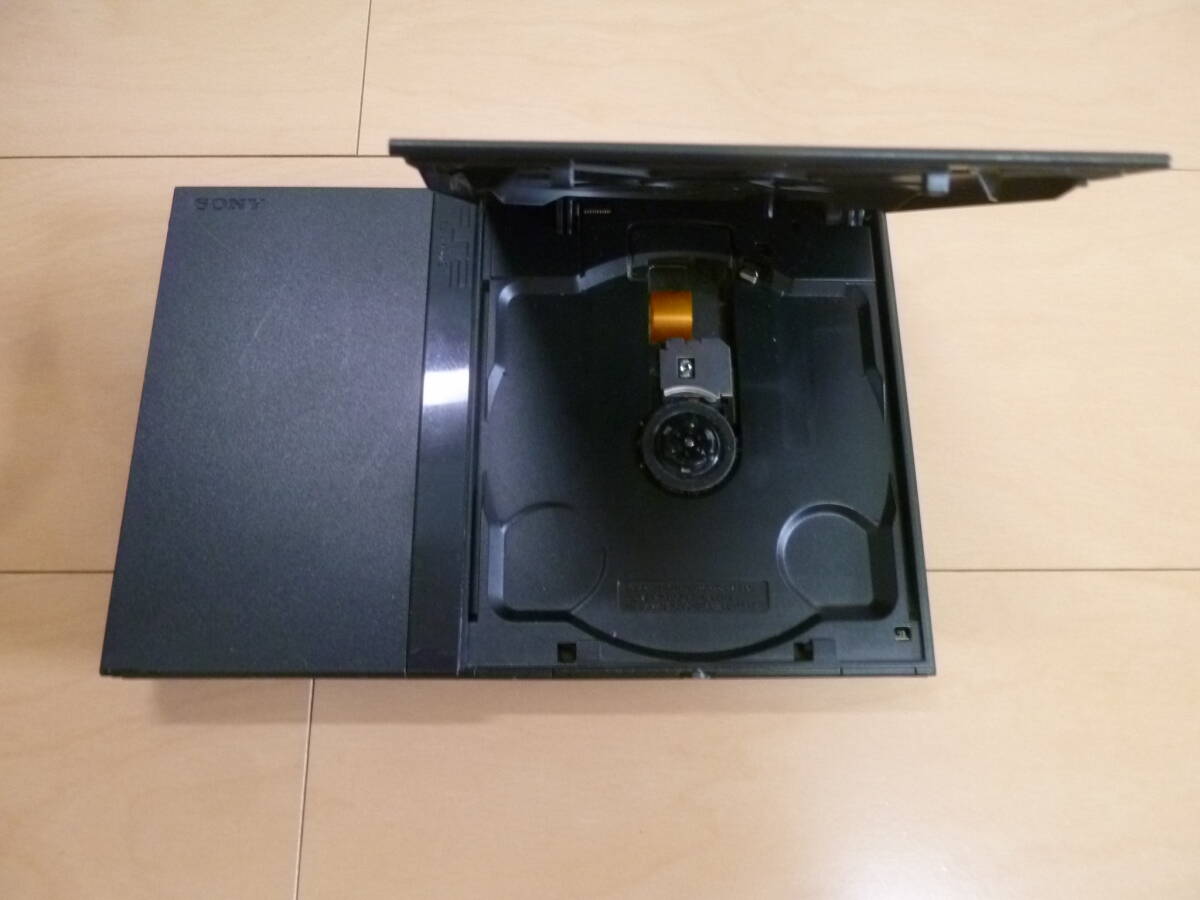 動作品 動作確認済 / PS2 プレステ2 PlayStation2 / 薄型 / SCPH-70000 / ブラック / SONY ソニー / メガネケーブル /_画像2
