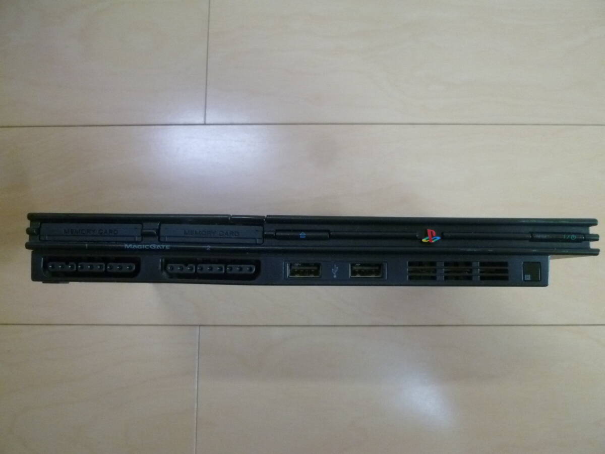 動作品 動作確認済 / PS2 プレステ2 PlayStation2 / 薄型 / SCPH-70000 / ブラック / SONY ソニー / メガネケーブル /_画像4