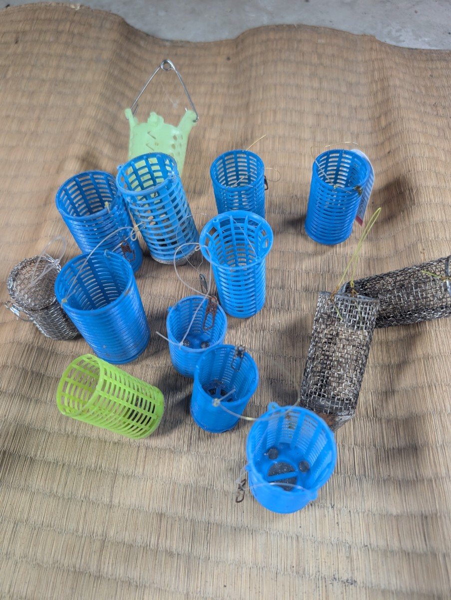 SA91 釣具用プラドンブリアルミ　14個セットジャンク_画像1