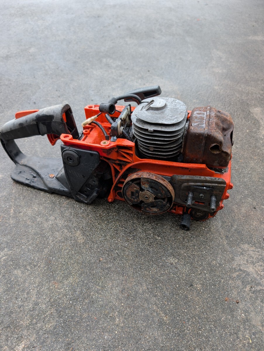 SA133 エコーチェーンソー CSV3500チェーンソージャンク_画像2