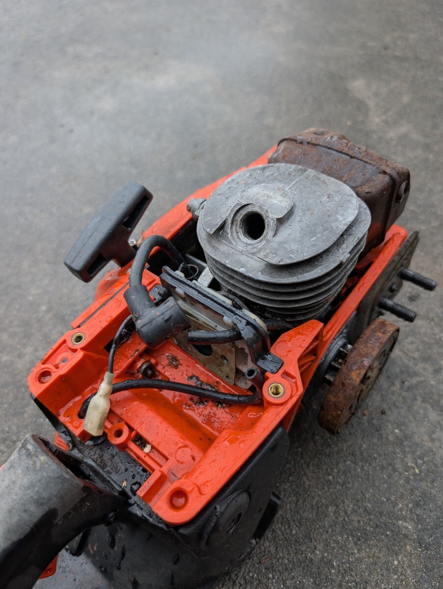 SA133 エコーチェーンソー CSV3500チェーンソージャンク_画像4