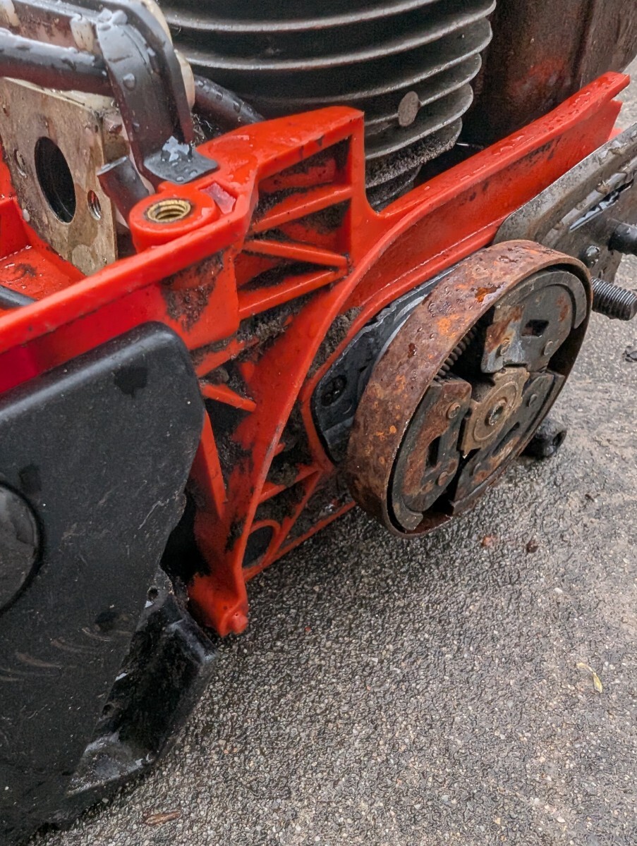 SA133 エコーチェーンソー CSV3500チェーンソージャンク_画像6