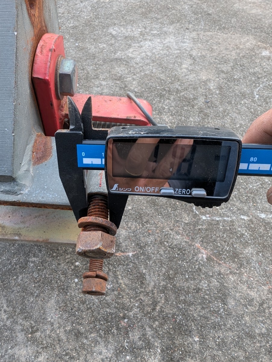 SA144 トラクター片倍土取り付け金具ブラケット_画像7