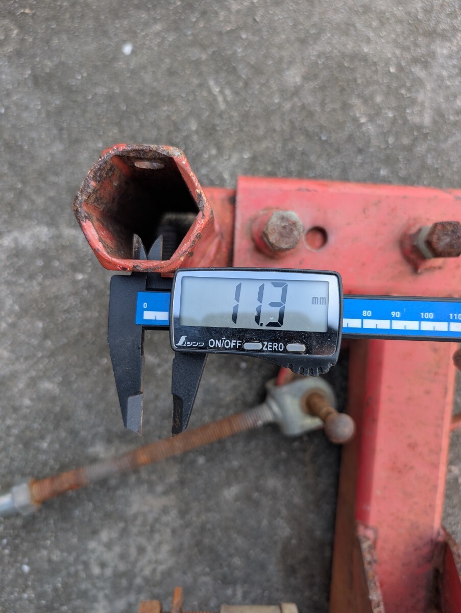 SA144 トラクター片倍土取り付け金具ブラケット_画像9