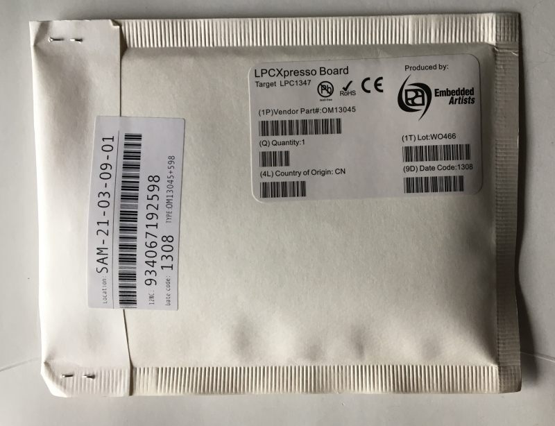 NXP社 mbed ARM LPC1347評価ボードLPCXpressoBoard OM13045 , 評価基盤+LPC-Link基盤です。_画像3