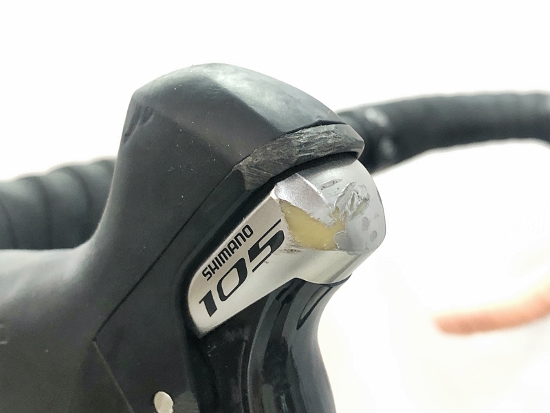 スコット SCOTT フォイル FOIL 30.1 SHIMANO 105 5800 2017年 カーボンロードバイク XSサイズ グレー/ブラック/オレンジ_画像9