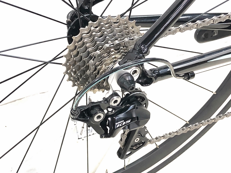訳アリ ビアンキ BIANCHI ビアニローネ VIA NIRONE 7 SHIMANO 105 R7000 2020 ロードバイク 41サイズ ブラック_画像5