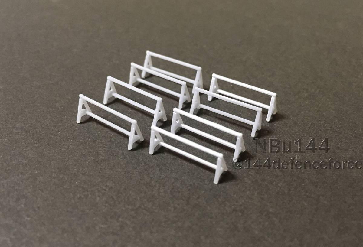 【Nゲージ・1/144】　単管バリケード　8個セット_画像1