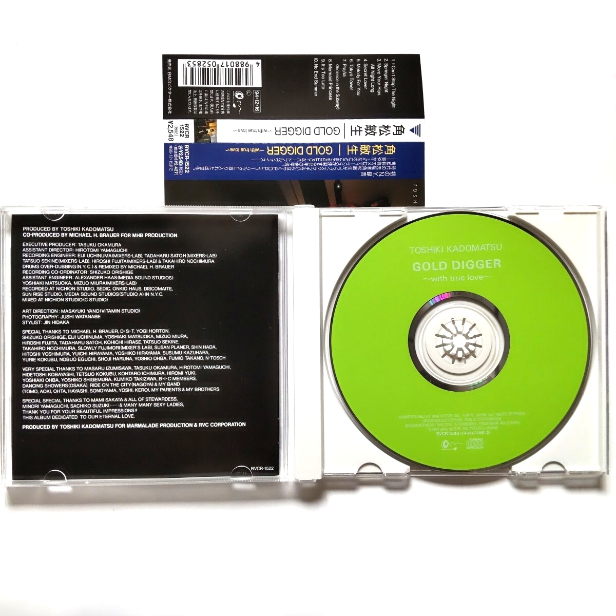 角松敏生『 GOLD DIGGER~with true love~ 』(1985) リニューアルの再発盤 美品 ＜送料込み＞_画像4